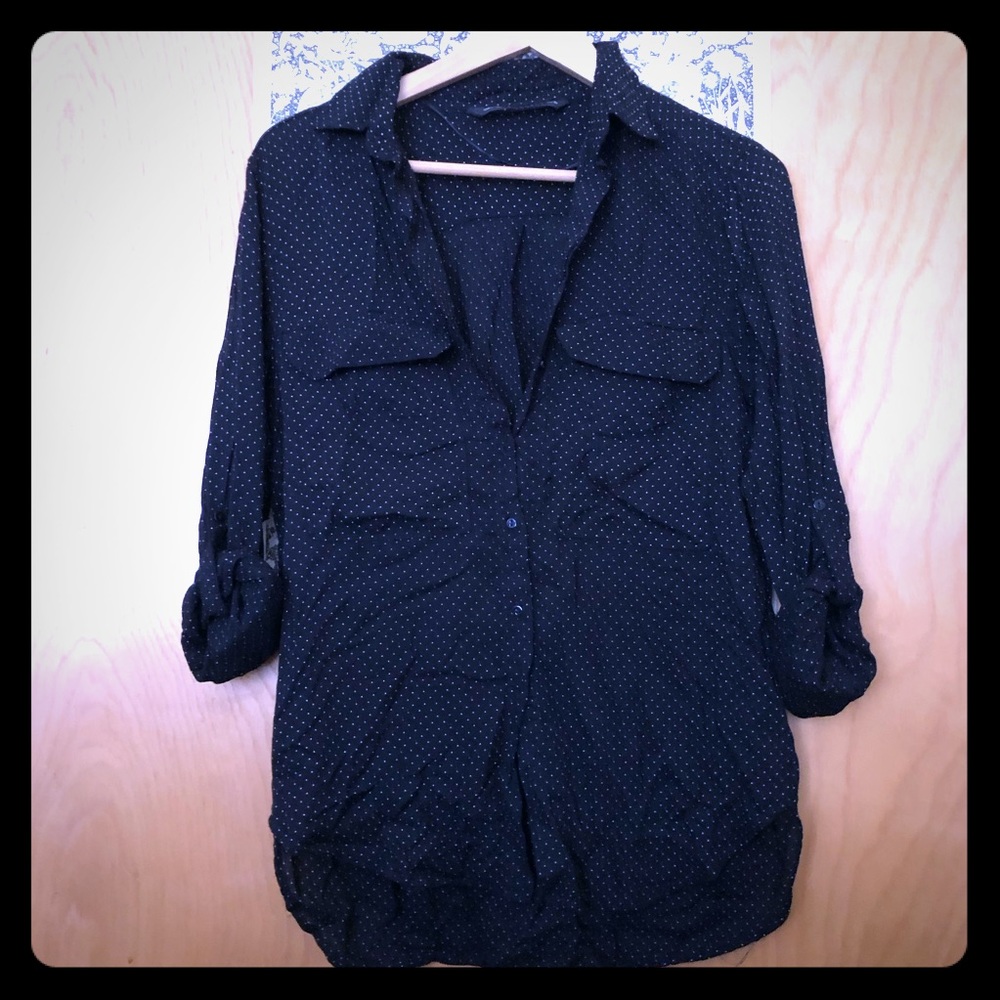 Zara oversized button up